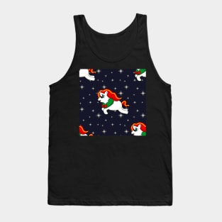 Flying Christmas Unicorn Tank Top